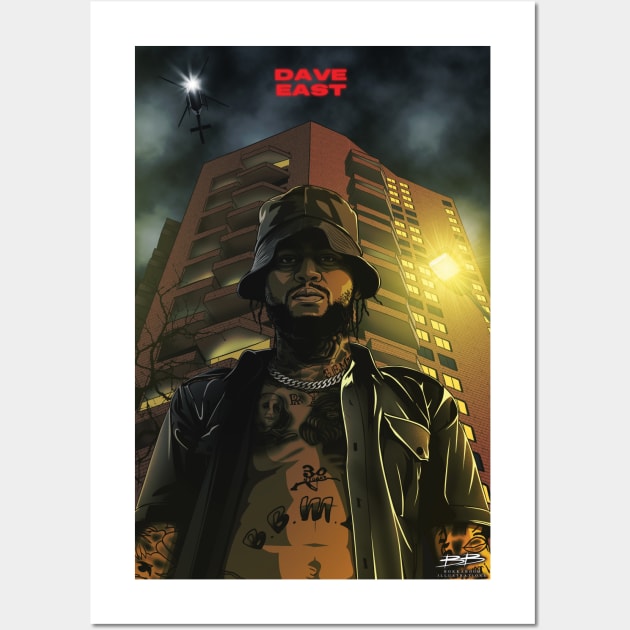 Dave East 2` Wall Art by BokkaBoom